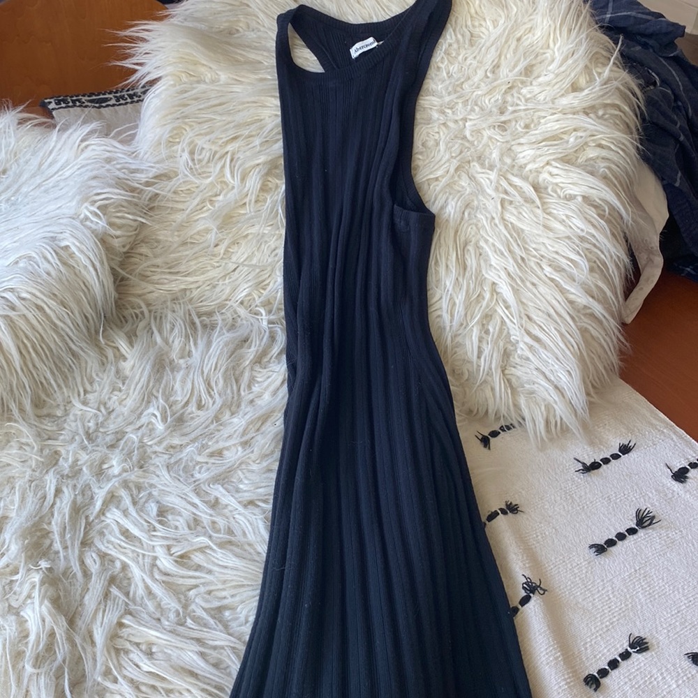Abercrombie tight razor back black dress